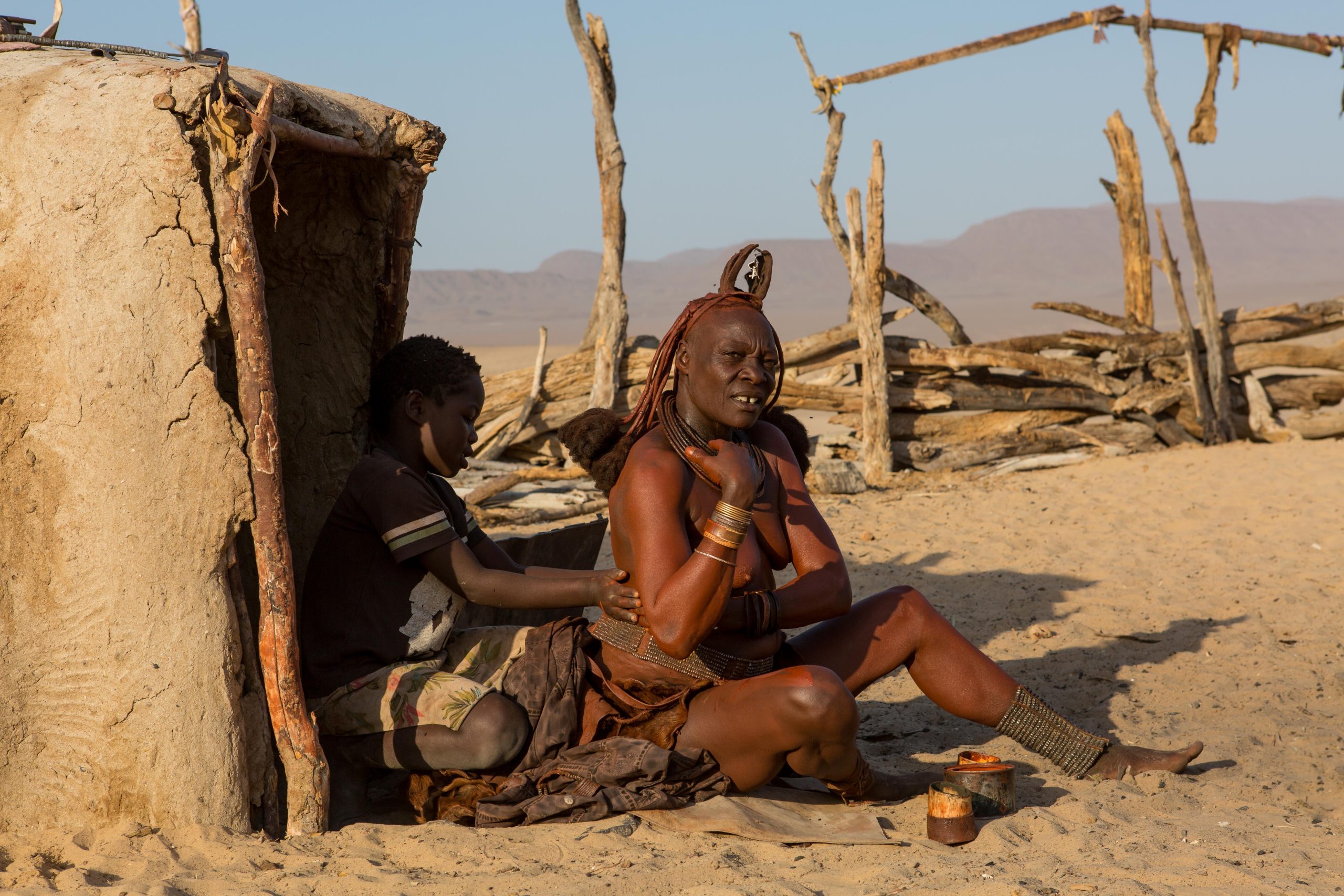 Himba, tribe,Namibia, Puros,woman,otjize