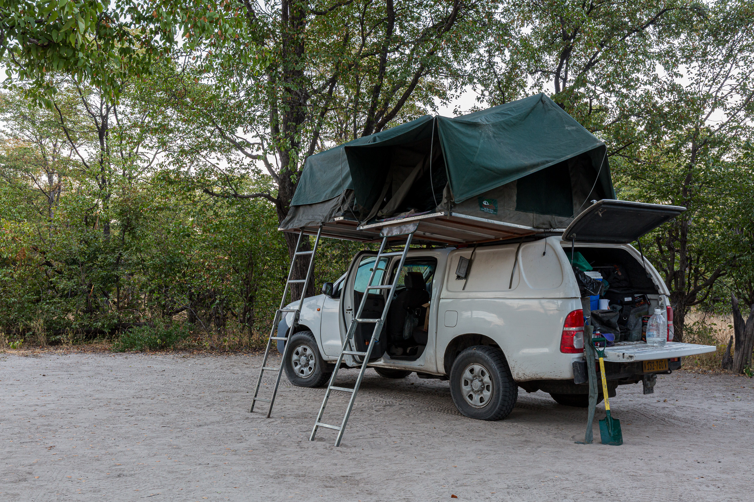 Africa, Moremi Game Reserve, South Gate Camp, Stan/Dio, botswana