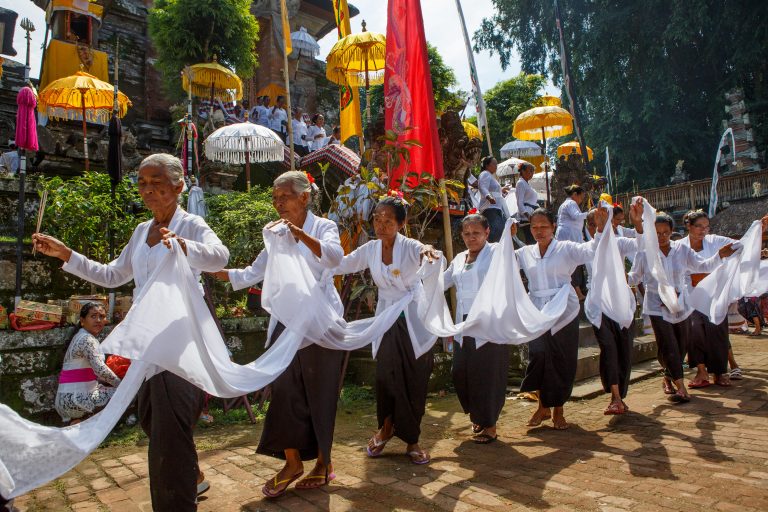 Odalan Ceremony, Pura Samuan Tiga Temple – Bali