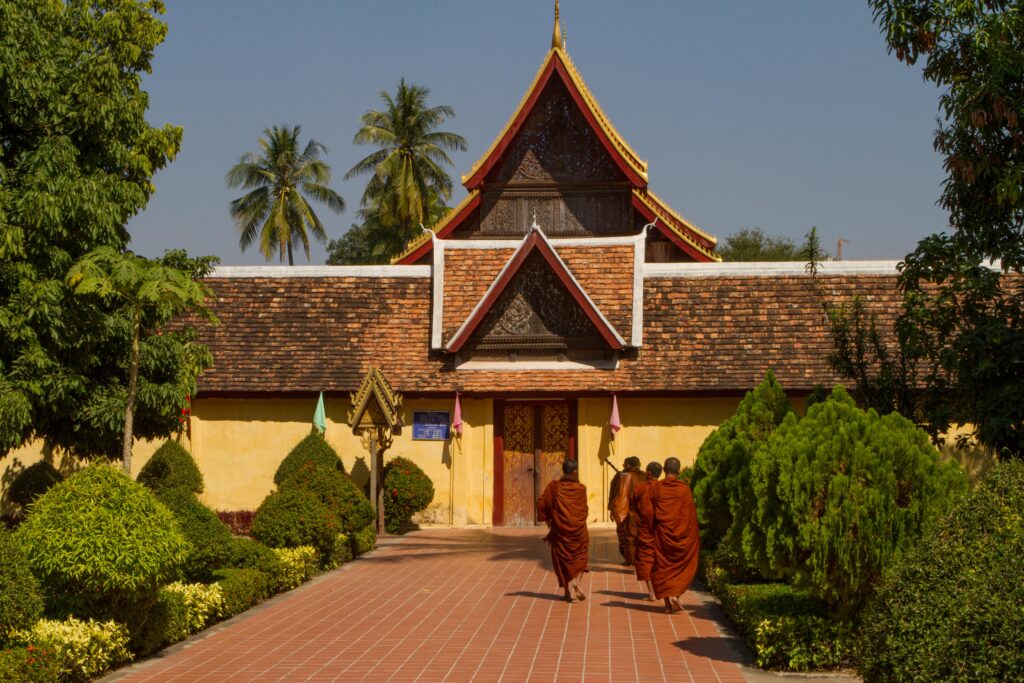 Laos, sisaket temple, vientiane