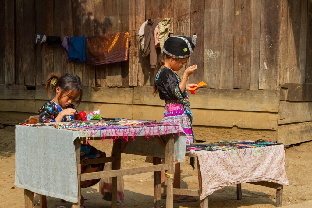 Hill tribe, Laos, luang prabang