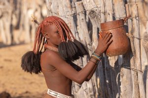 Himba, tribe,Namibia, Opuwo,woman,otjize