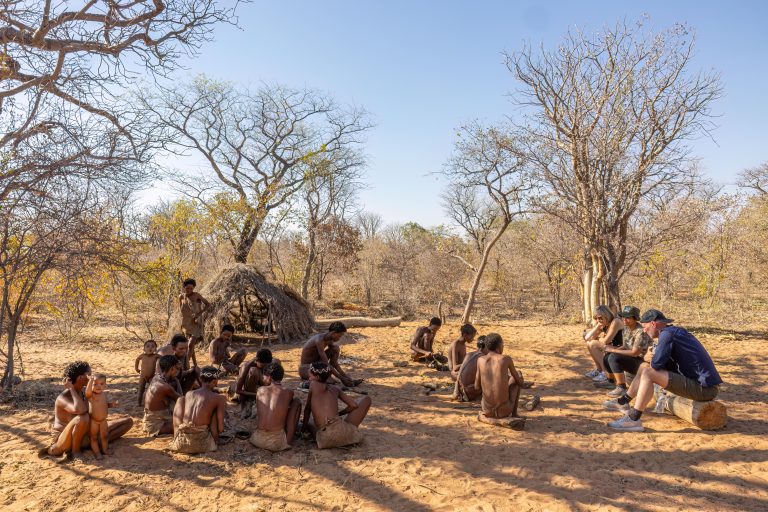 Visiting the Ju'/Hoansi San tribe in Namibia