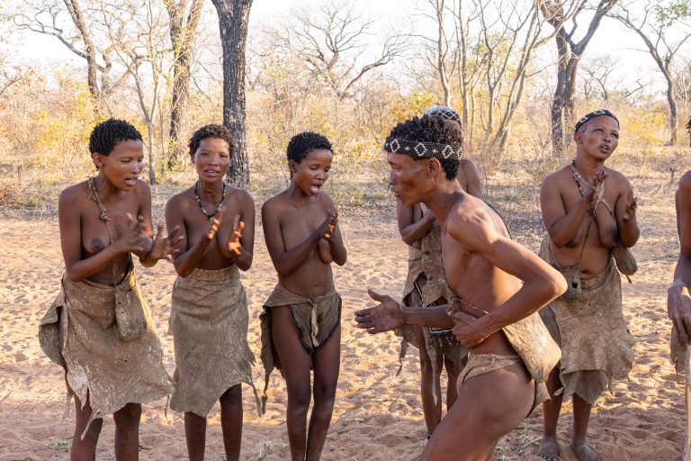 Ju/'Hoansi San tribe Namibia visit