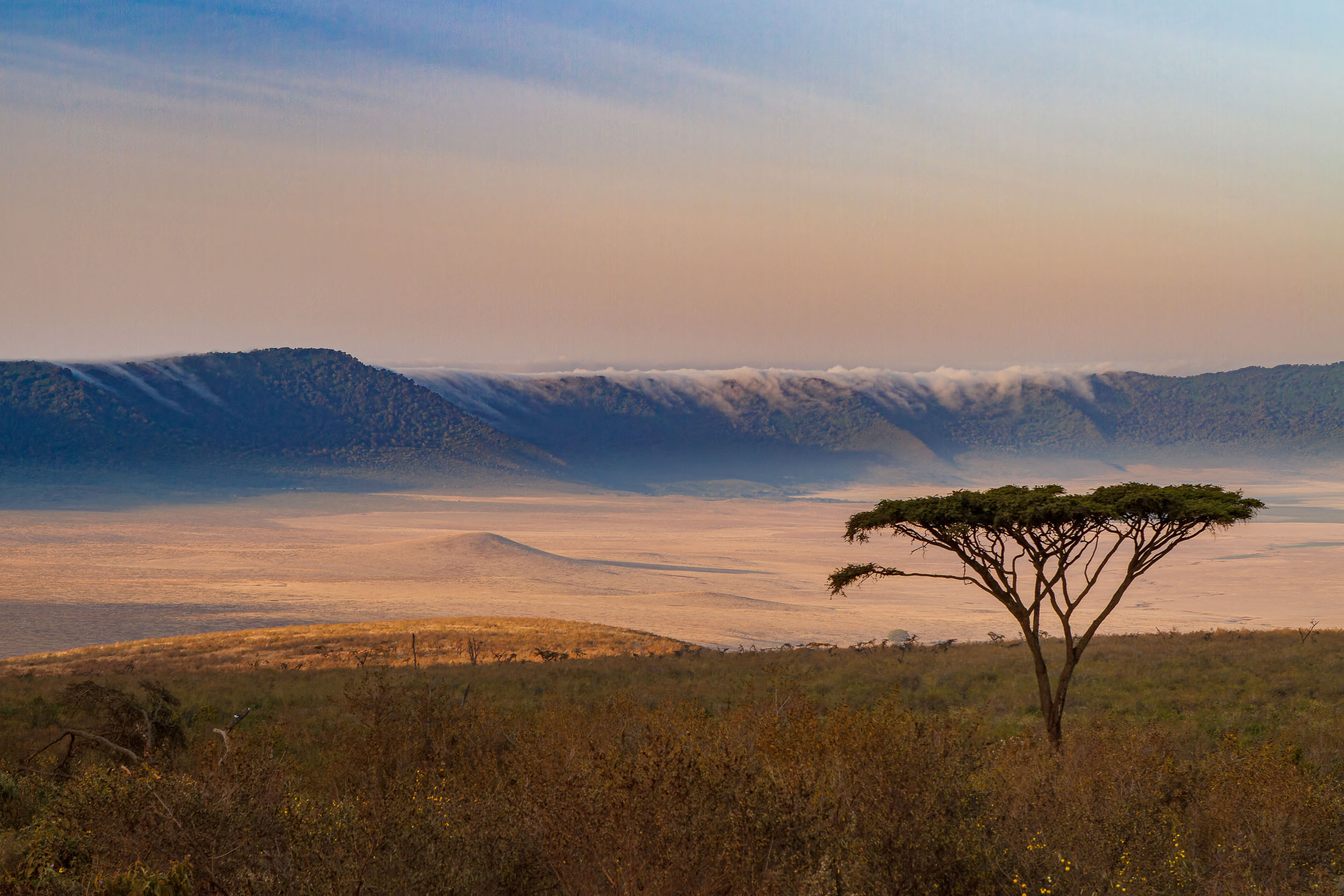 Ngorongoro crater in Tanzania