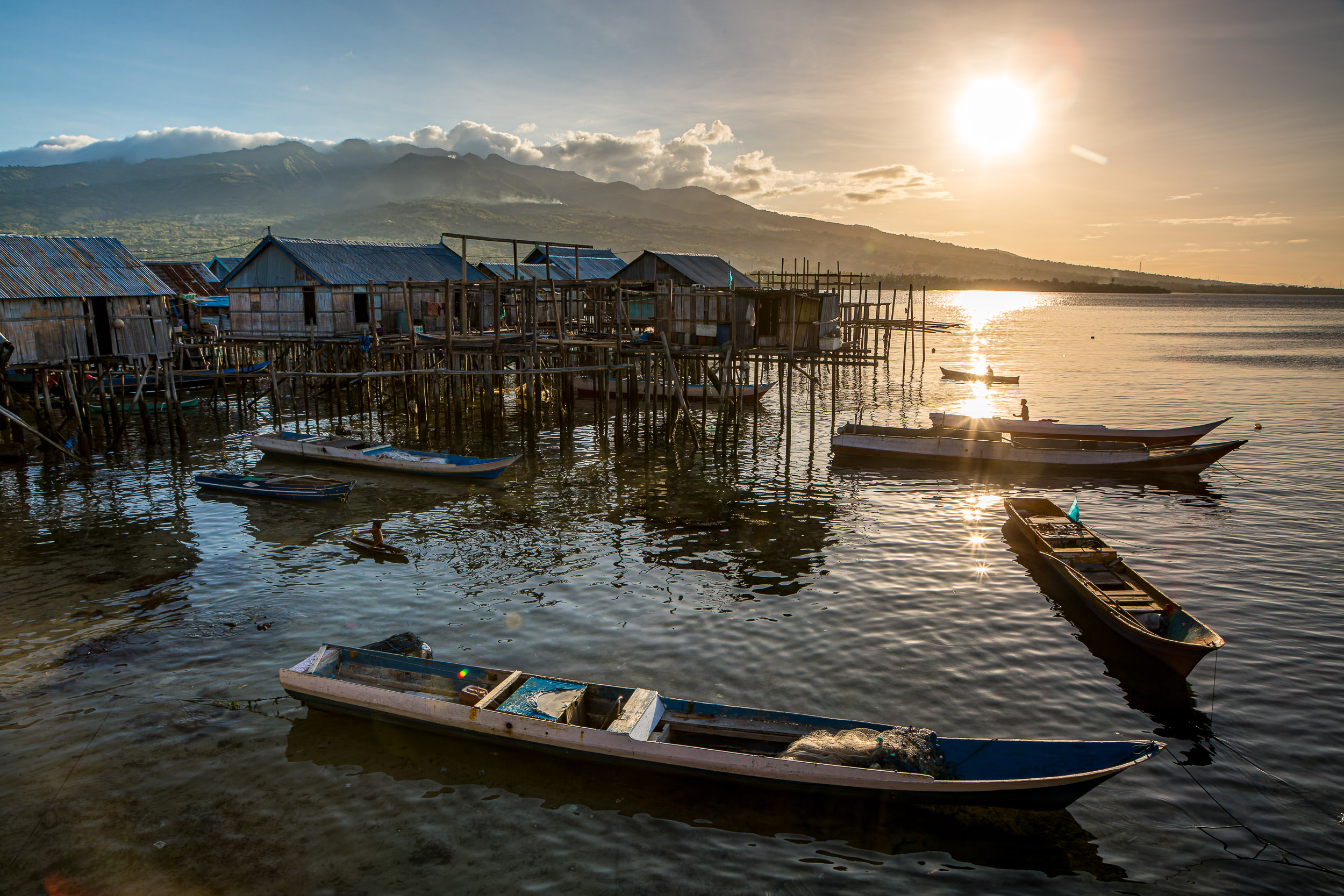 Wuring fishing village near Maumere, East Flores.