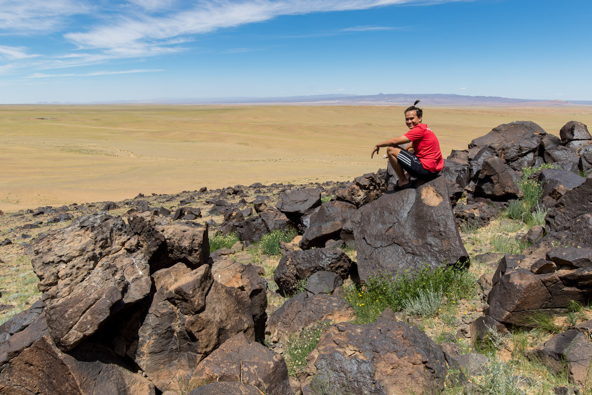 Gobi Desert, Mongolia, Petroglyphs