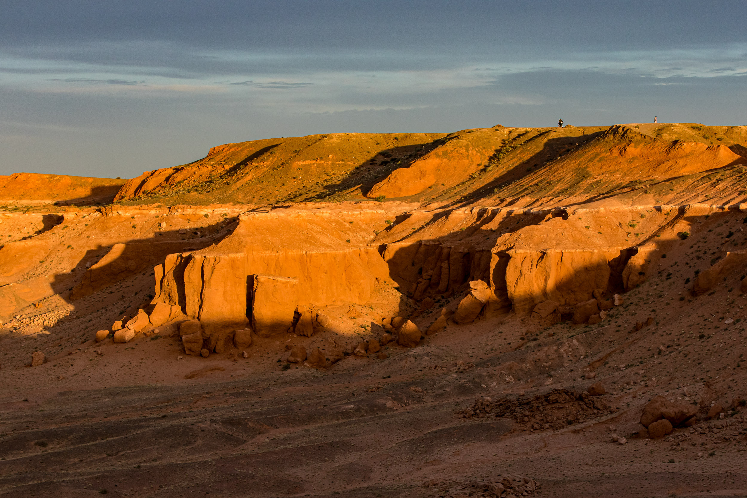 Bayan-Zag Flaming Cliffs in the Gobi Desert of Mongolia