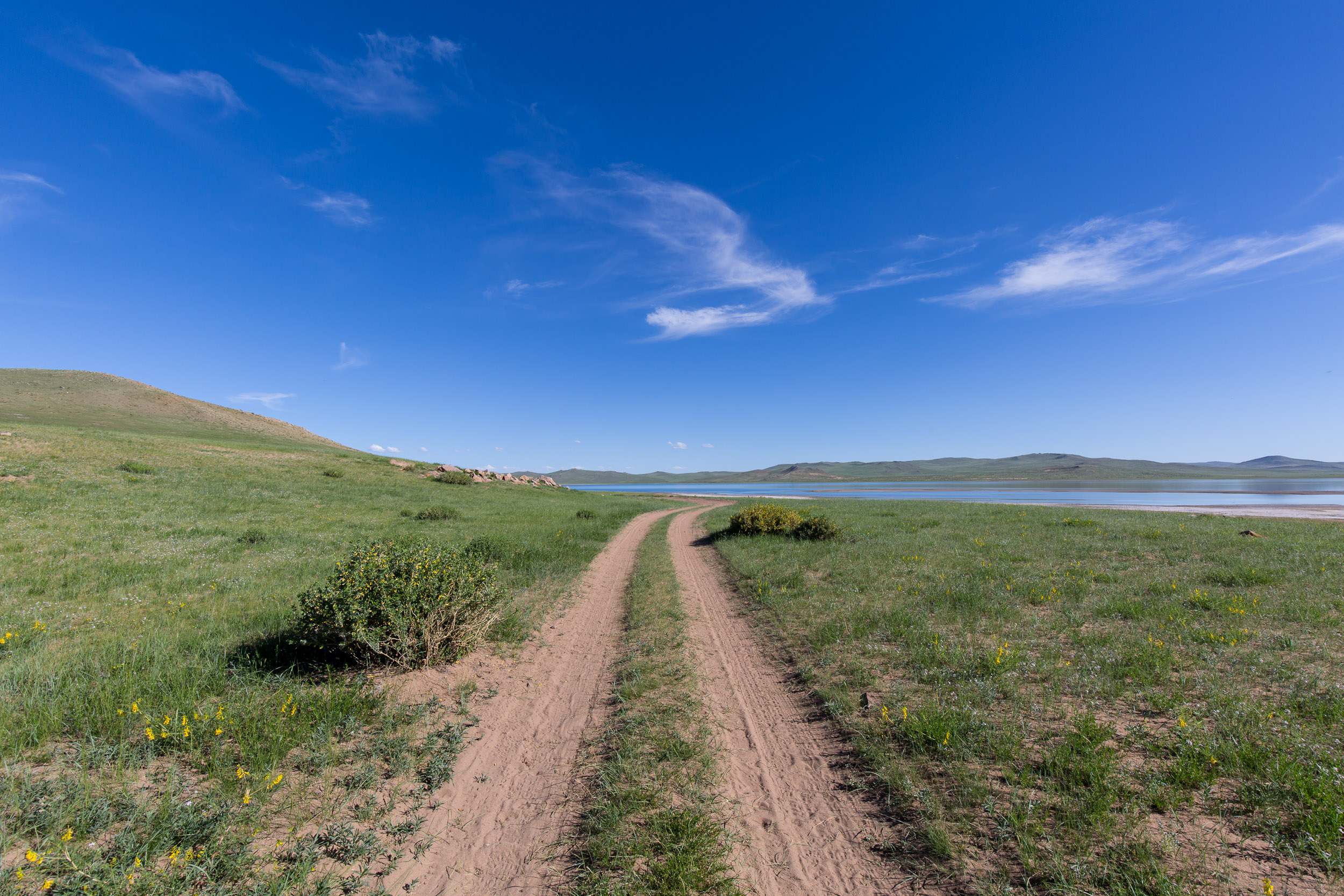 Telmen Lake in central Mongolia