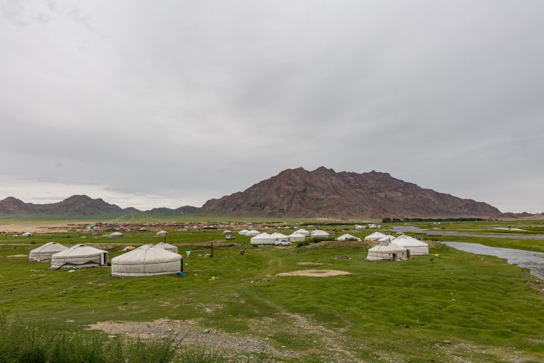 The outskirts of Khovd in western Mongolia