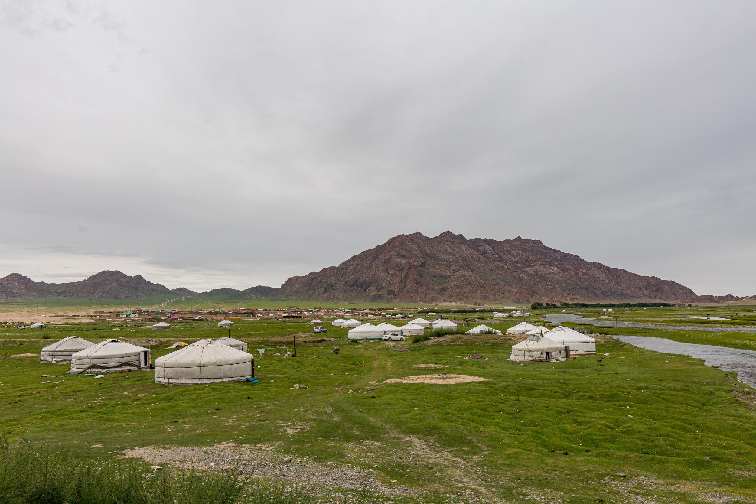 The outskirts of Khovd in western Mongolia