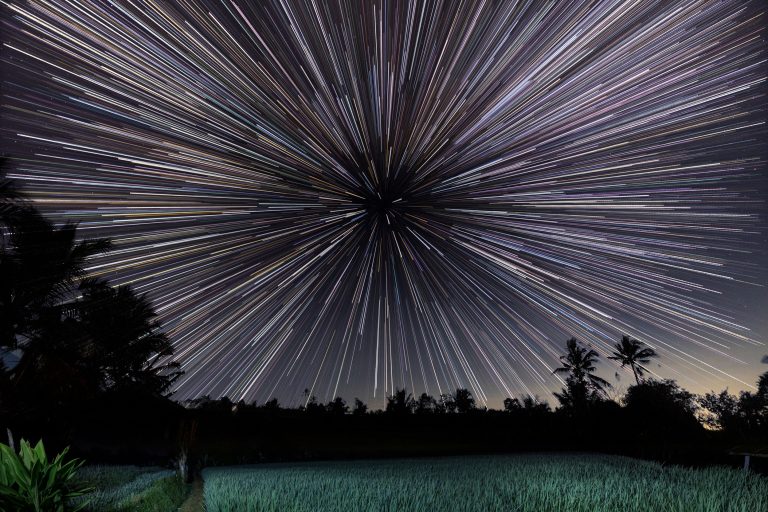 Star trails photography Bali Indonesia